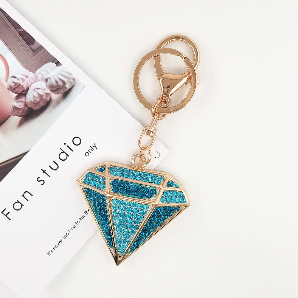 Wholesale Diamond Inlaid Creative Metal Keychains